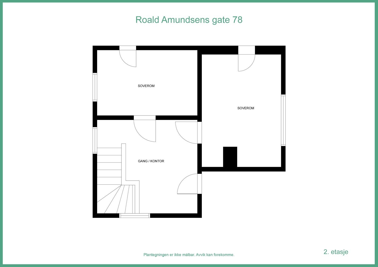 Plantegning 2.etg. Galleribilde