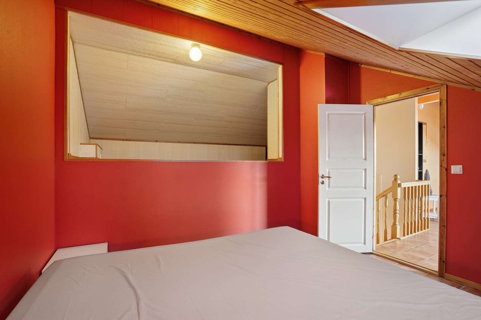 Soverommet i byggets øverste etasje er ikke omsøkt. Galleribilde