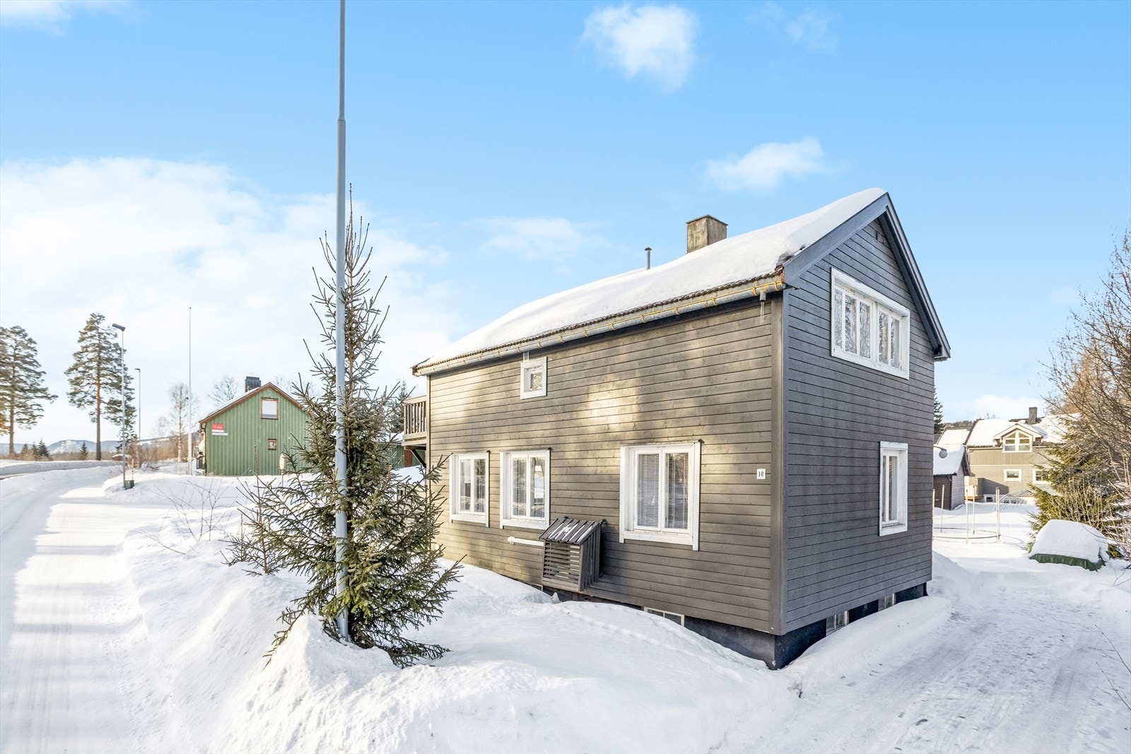 Tre av ytterveggene ble etterisolert i 2014 Galleribilde