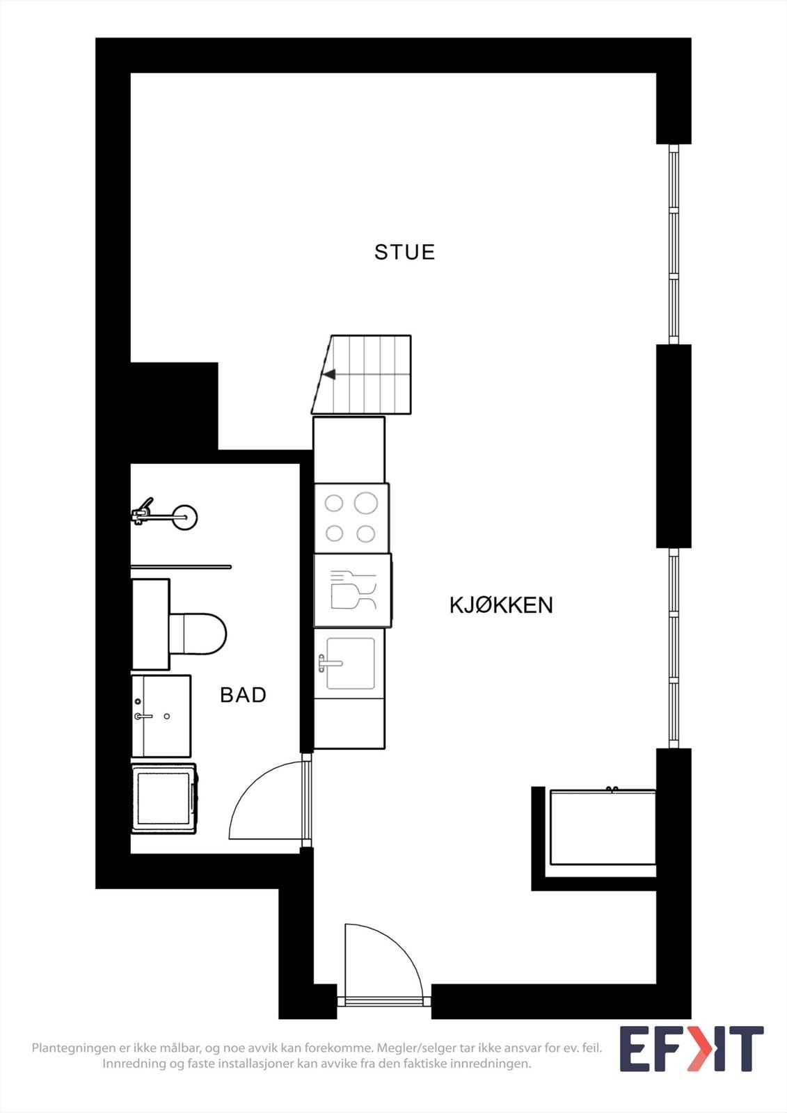 Planskisse - 1. etasje Galleribilde