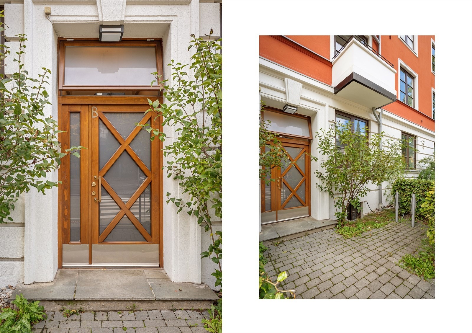 Hyggelig opparbeidet inngangsparti. Galleribilde