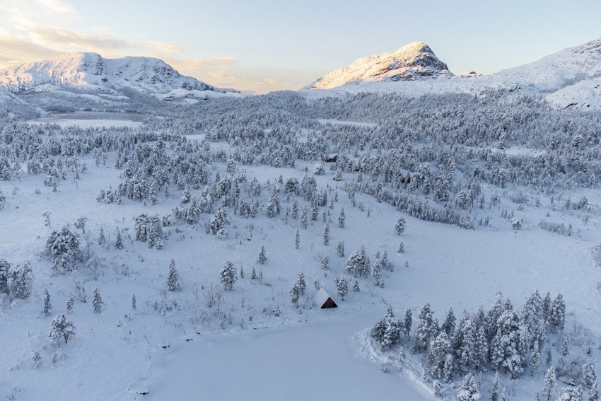 Velkommen til eit lite stykke Norge - Langesjø hyttegrend og Hjortefaret 569 (foto: Efkt, Svein Olav Humberset) Galleribilde