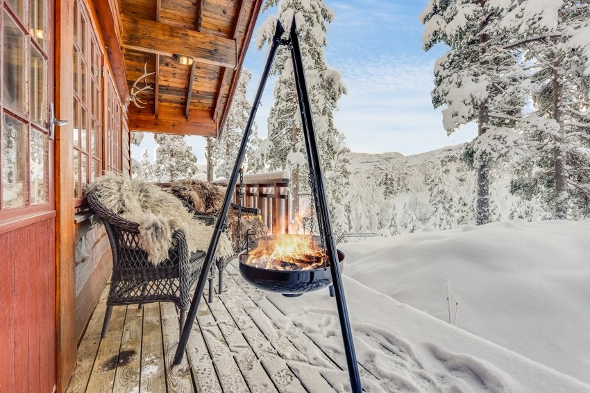 Perfekt å tilbringe tid med familie og venner, ute i naturen og rundt bålpanna. Galleribilde