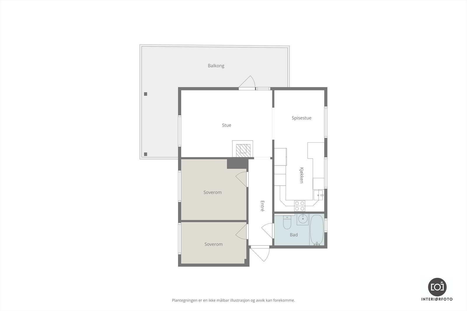 Plantegning Galleribilde