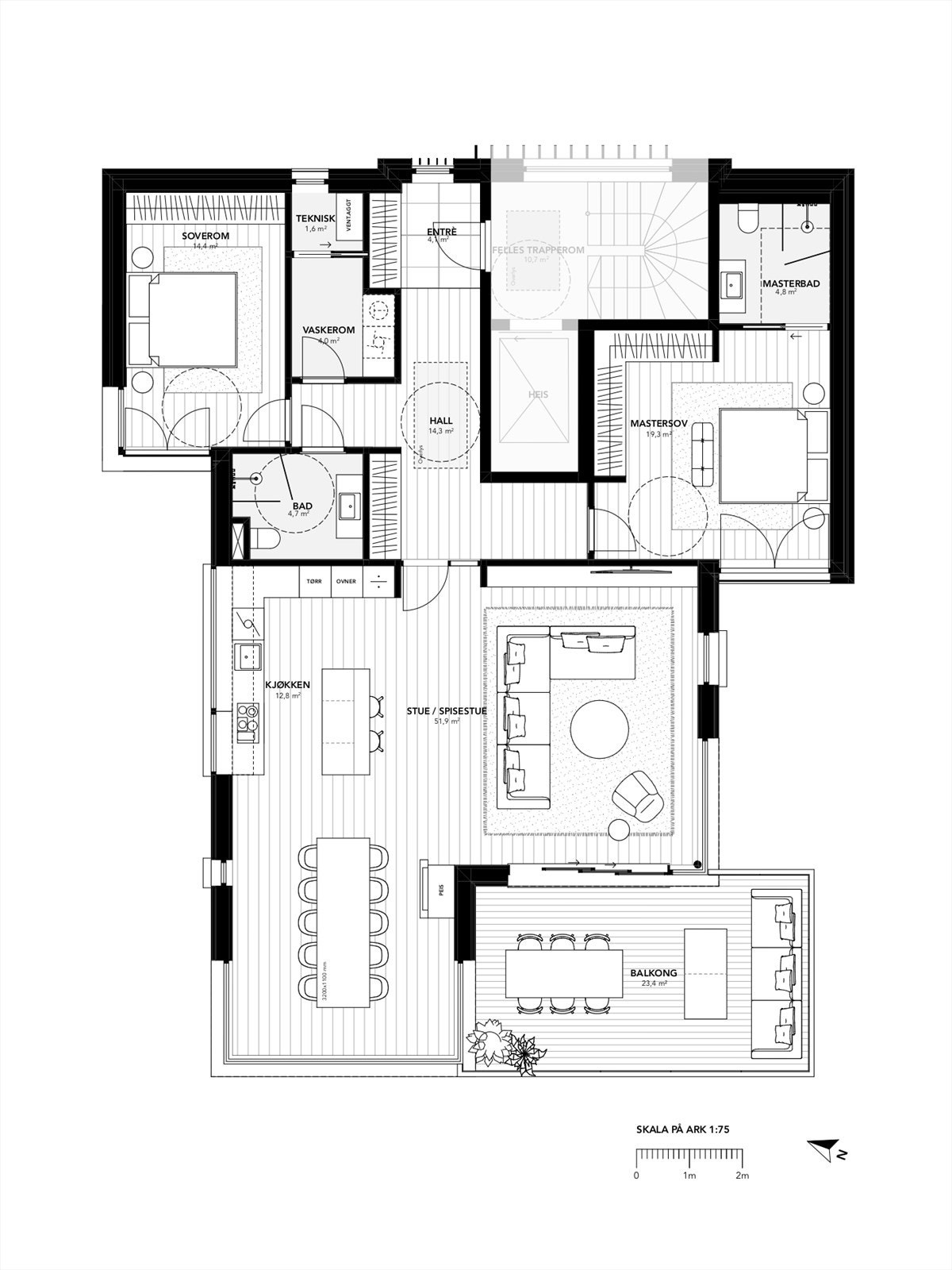 Salgstegning Galleribilde