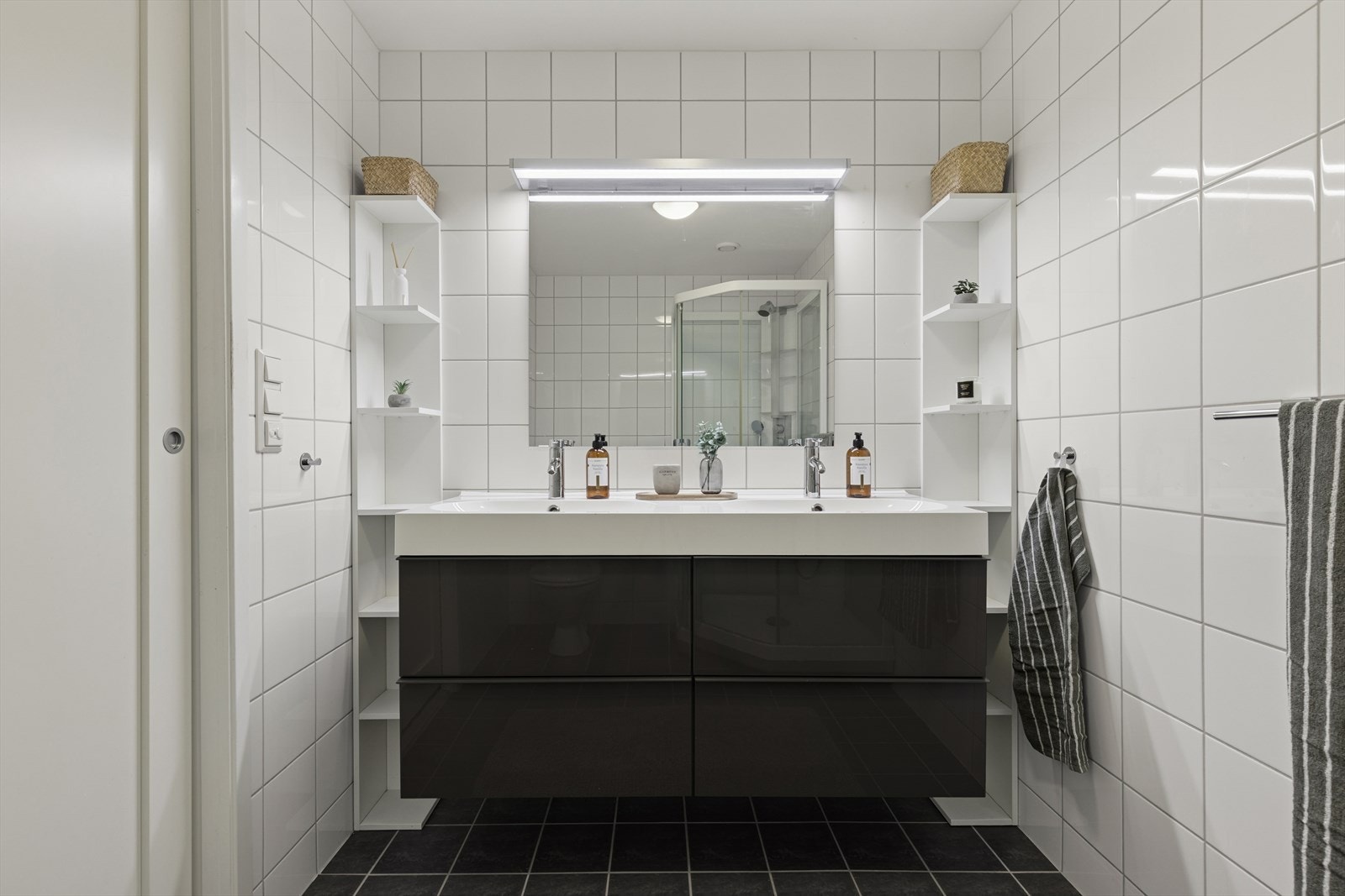 Her kan man ha hver sin side av innredningen. Galleribilde