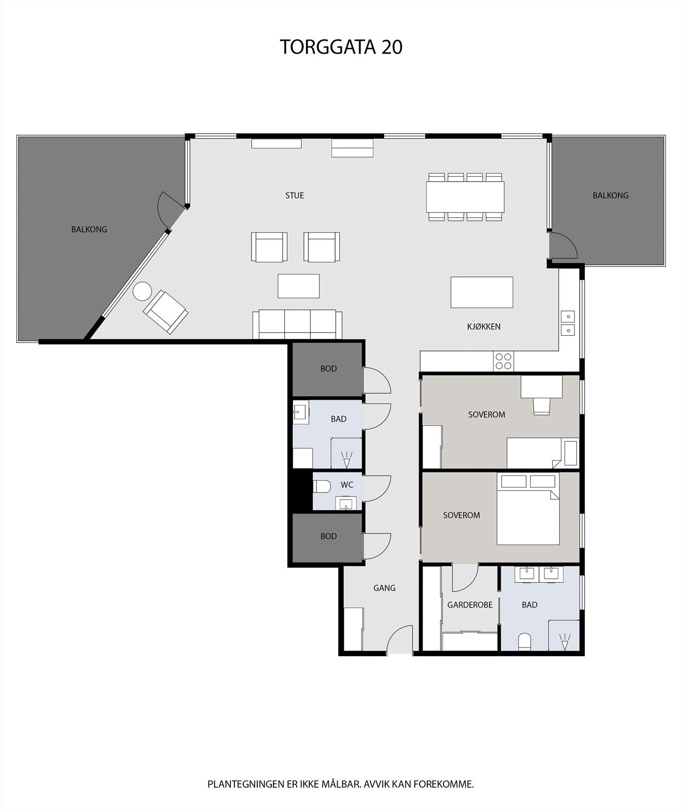 Plantegning Galleribilde