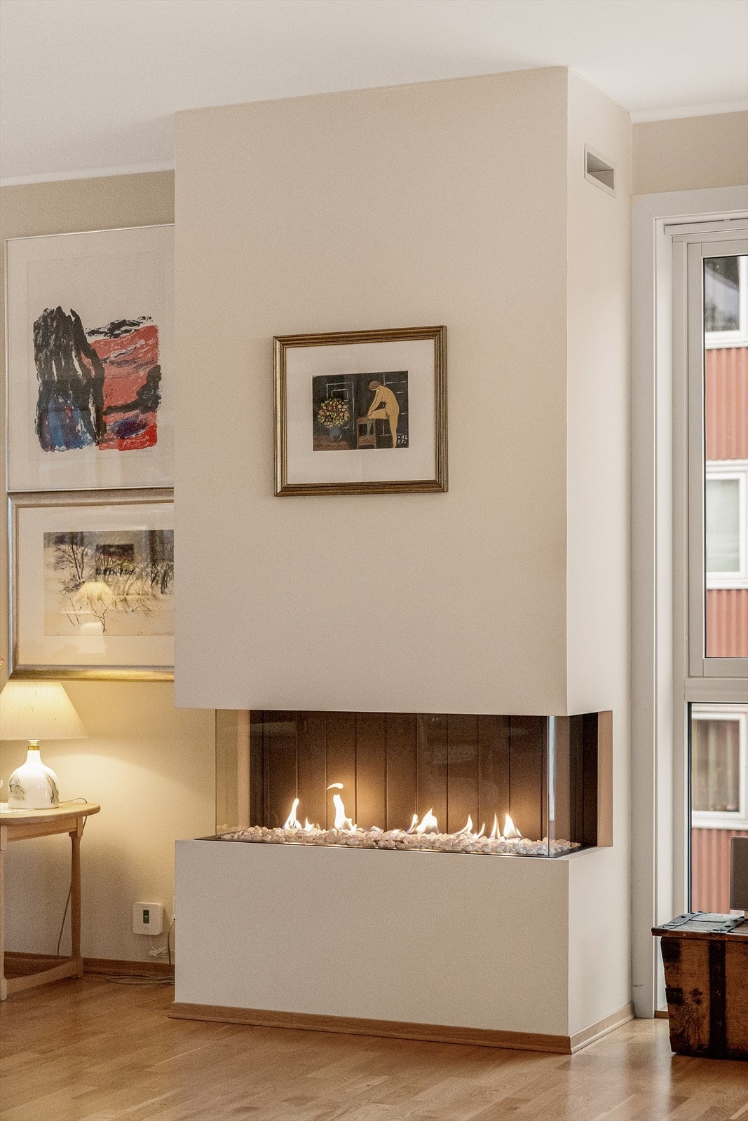 Integrert gasspeis i stue Galleribilde