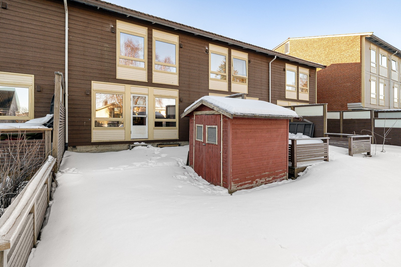 Bod på baksiden for lagring. Galleribilde