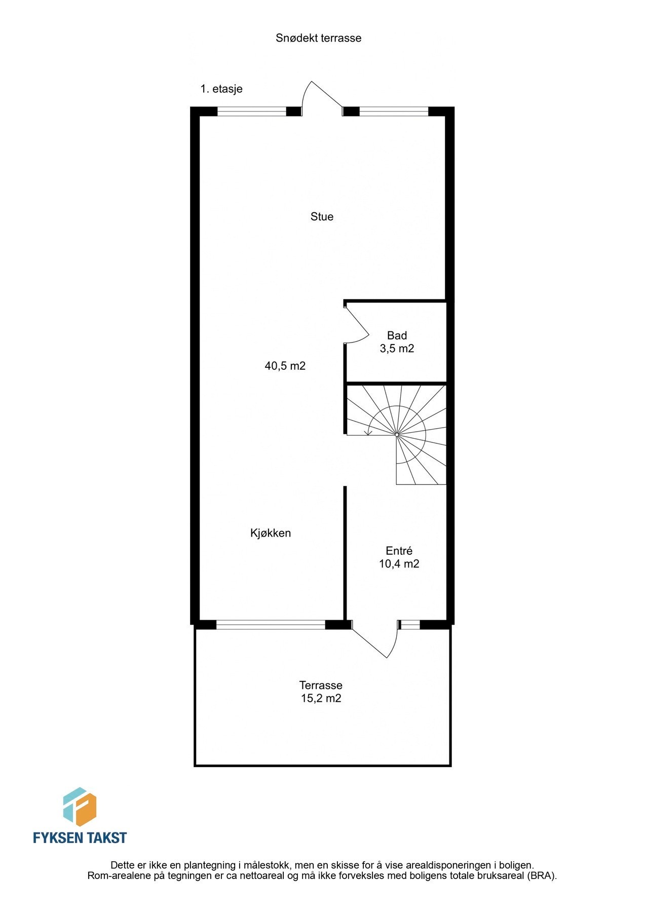 Planskisse 1.etasje. Galleribilde