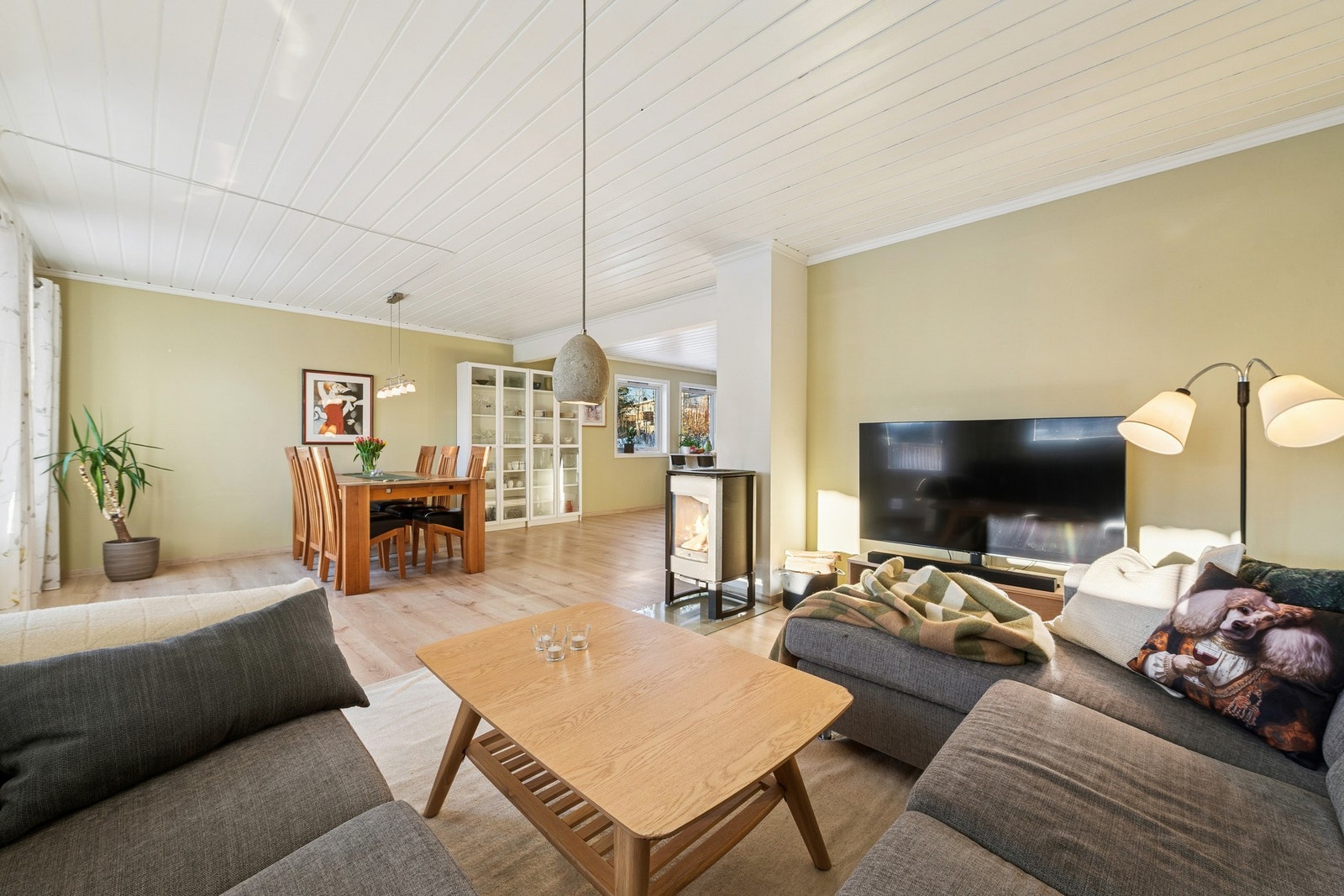 Ett flott allrom for hele familien. Galleribilde