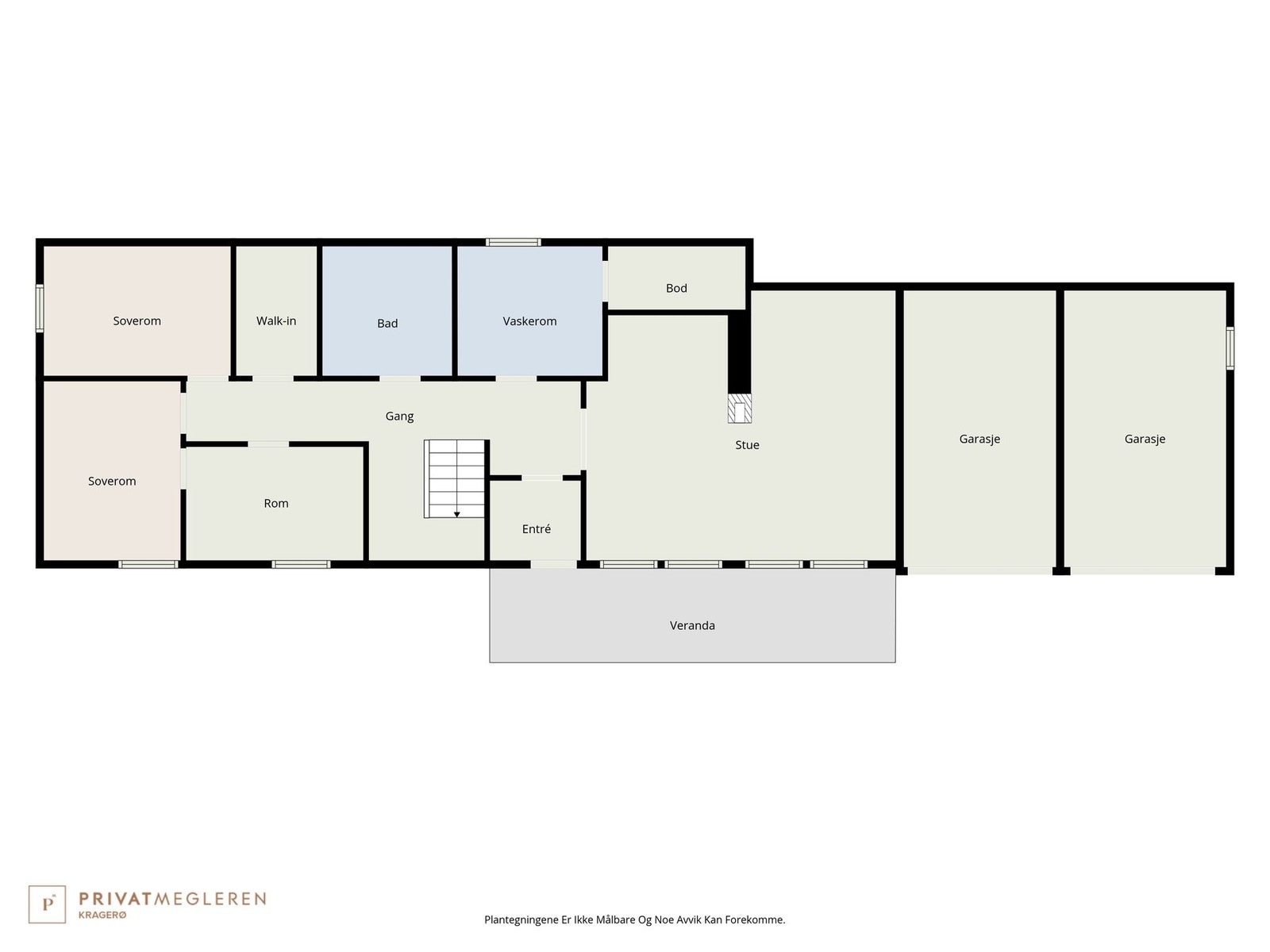 Plantegning underetasje. Galleribilde