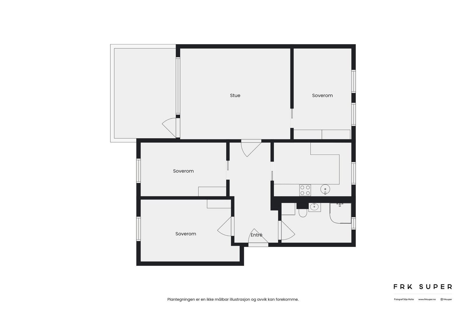 Plantegning Galleribilde