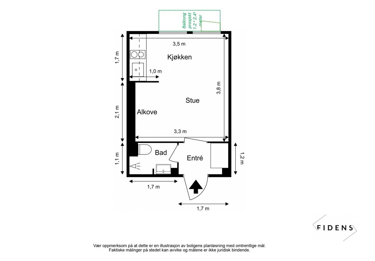 Plantegning for enkel orientering Galleribilde