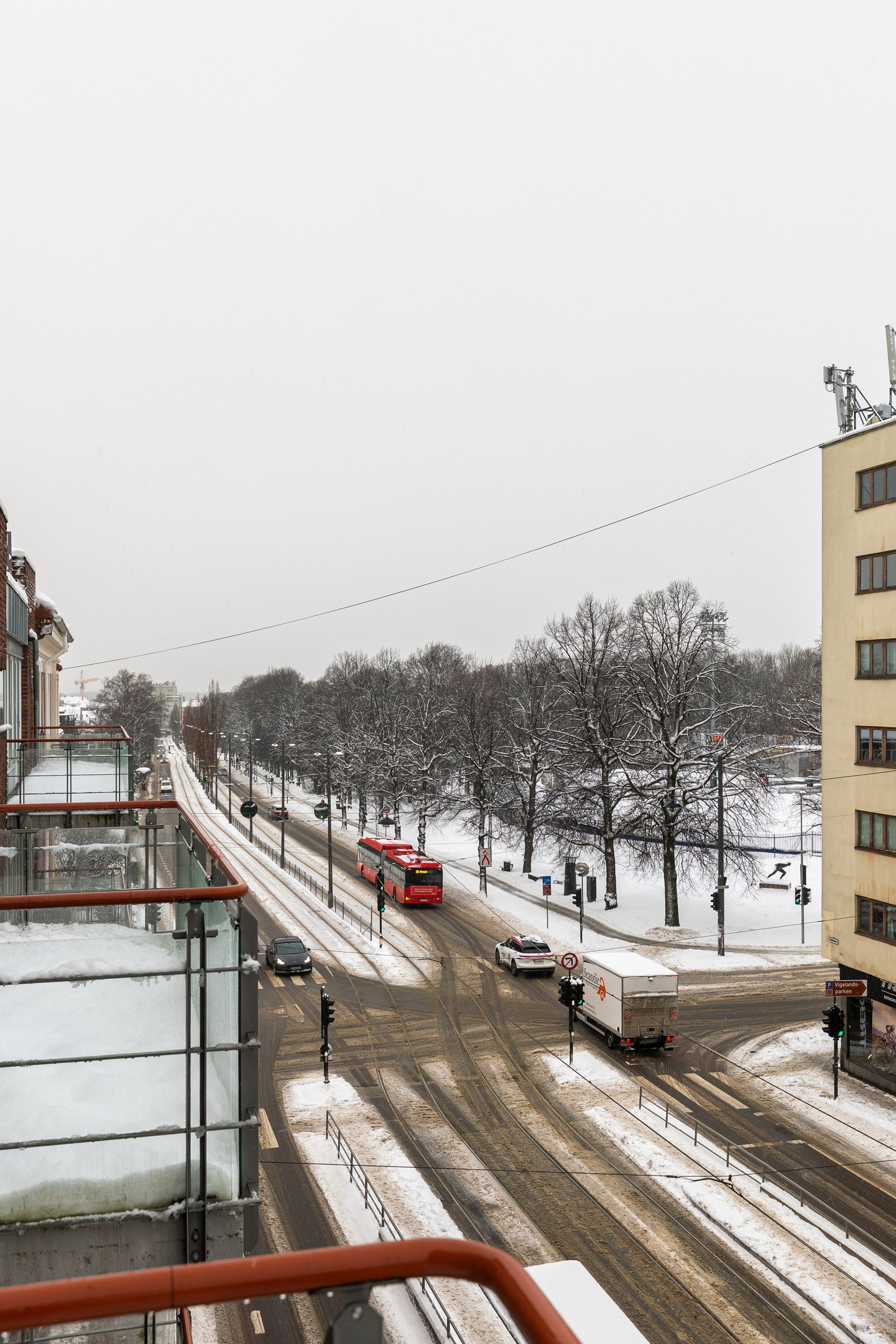 Utsyn mot Frognerparken. Galleribilde