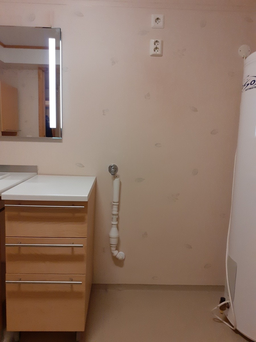 Plass til søyle med vaskemaskin og kondenstrommel Galleribilde