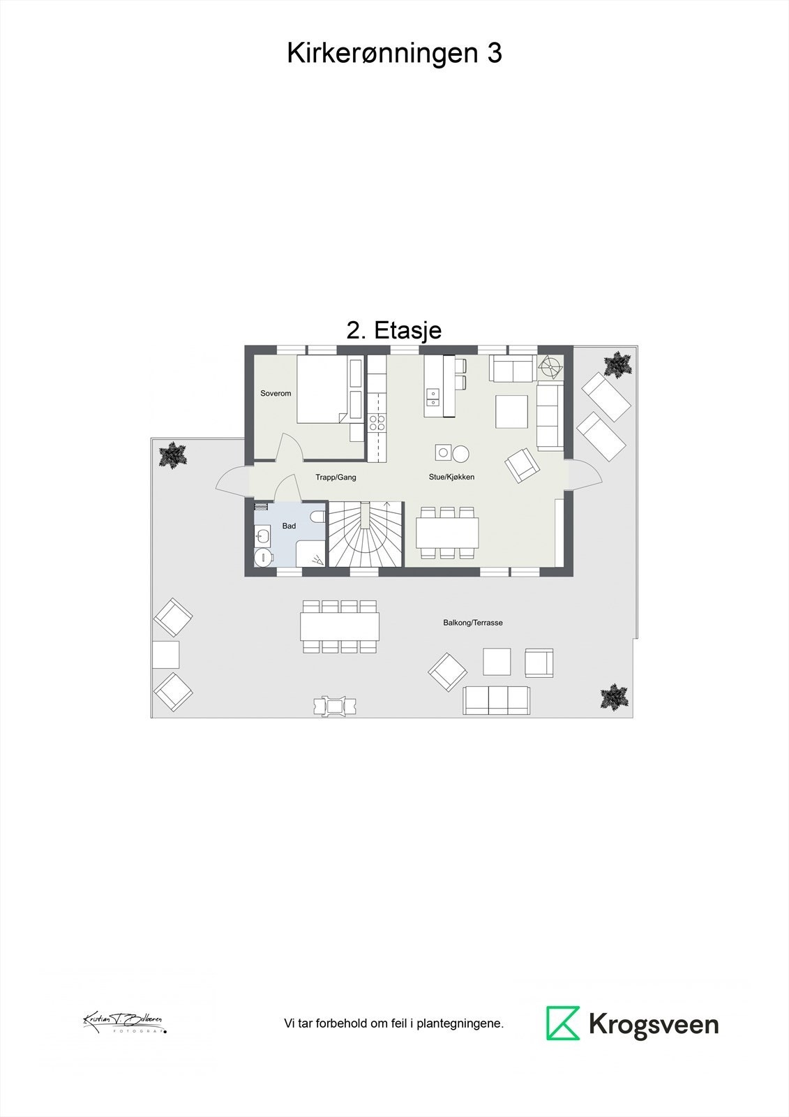 Planskisse 2. etasje. Galleribilde