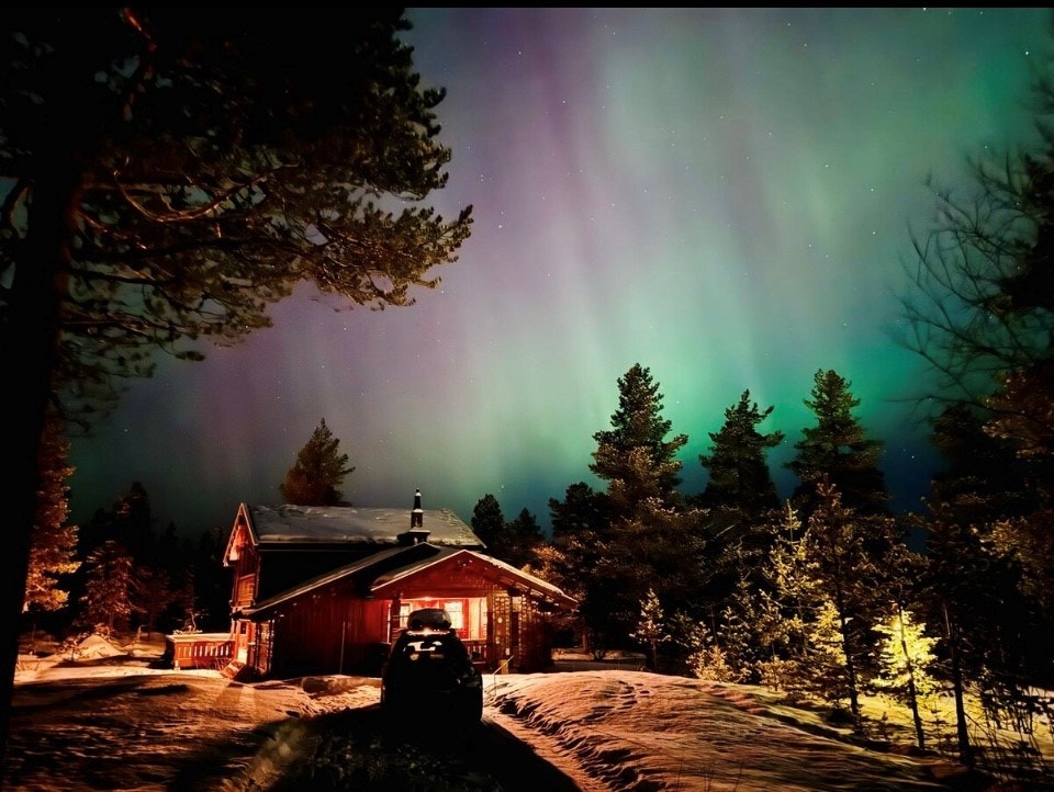 Nordlys kan oppleves flere ganger hvert år (privat foto) Galleribilde