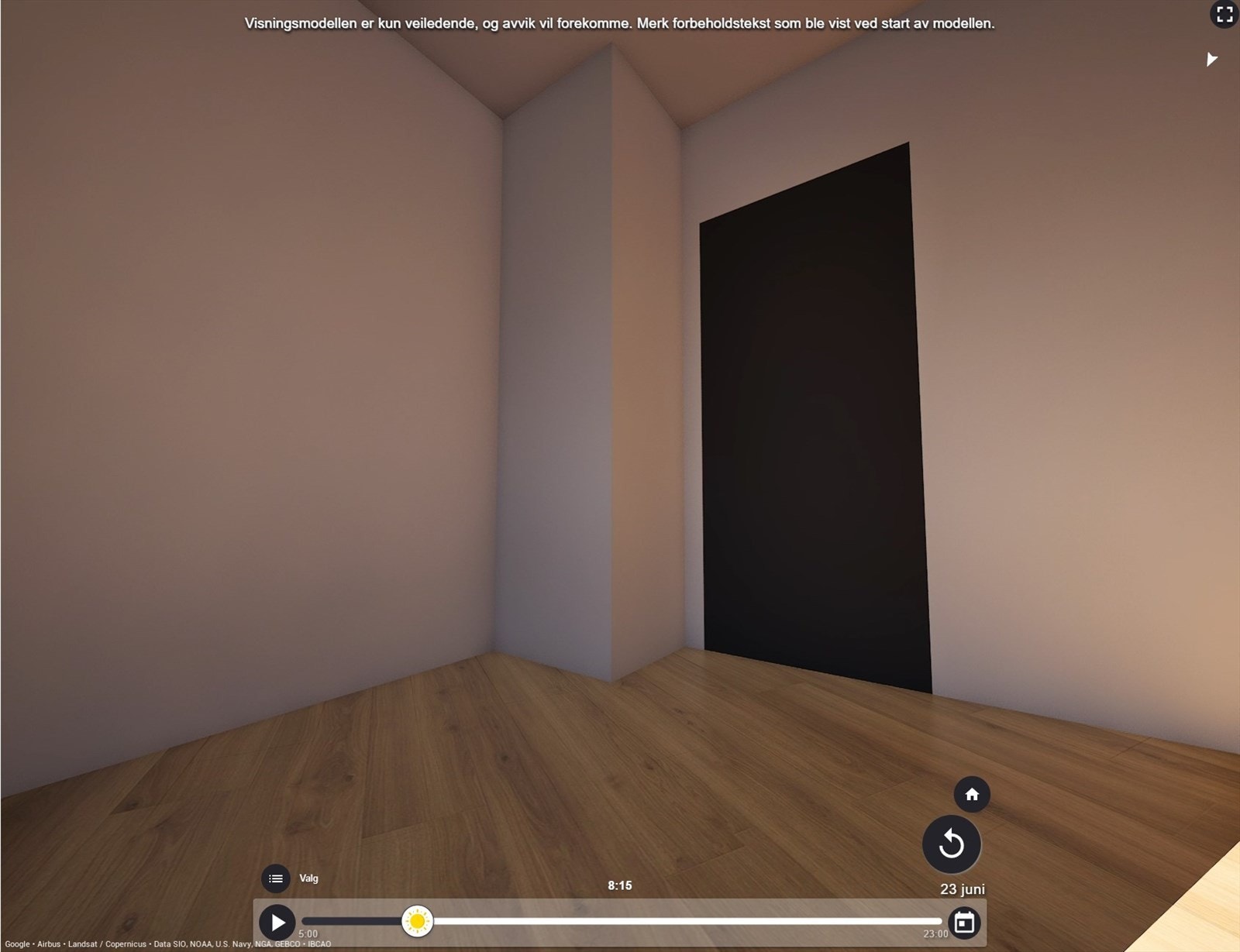 Soverom 3 på ca. hele 10 kvm. Gjester, barn, klær, hobby eller jobb. Galleribilde