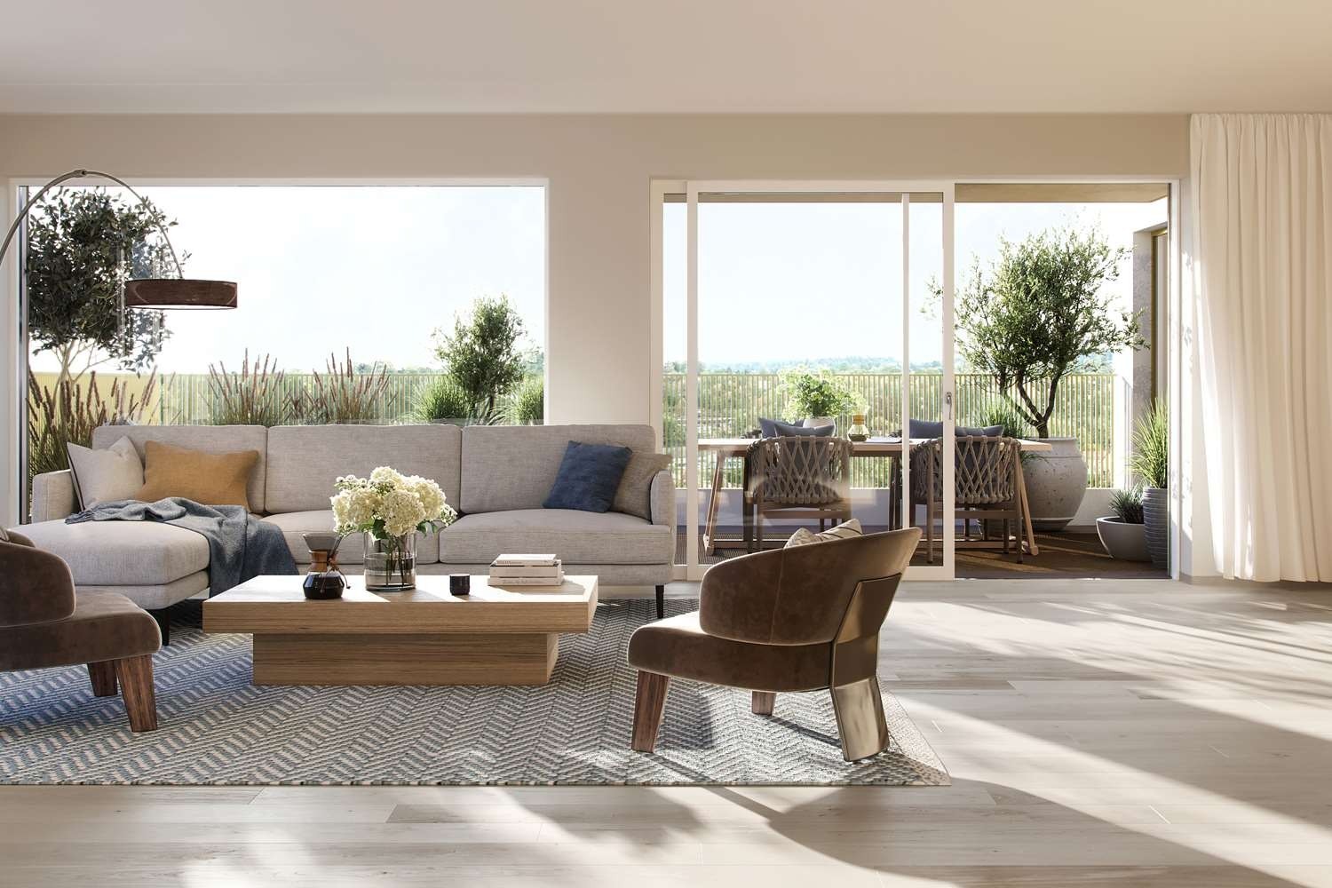 Se salgsoppgave for tilvalgsmeny, enten du ønsker 1-stavs parkett eller fiskebensparkett. Galleribilde