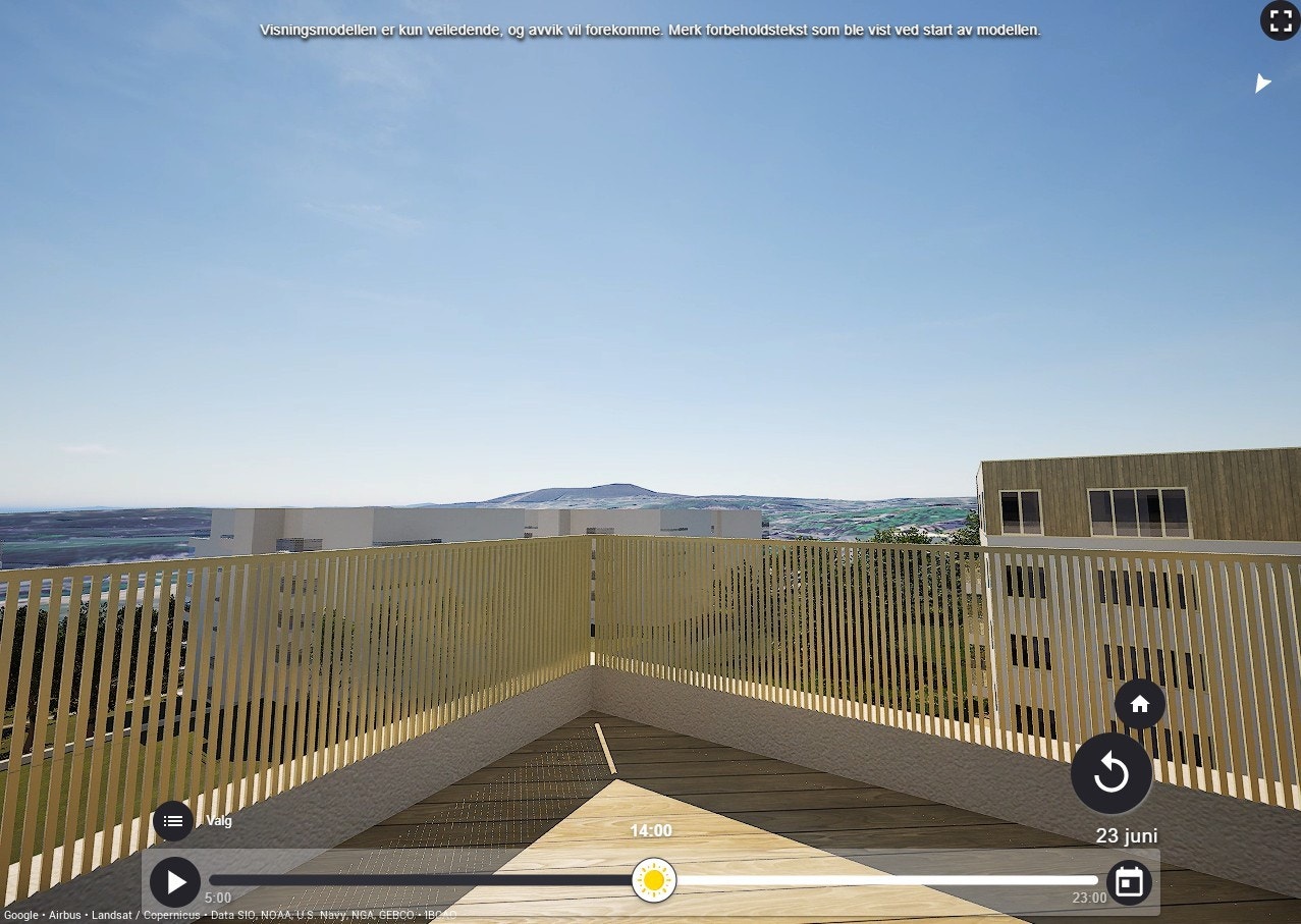 Toppleilighet i 5. etg. m/privat takterrasse på ca. 22 kvm. Galleribilde