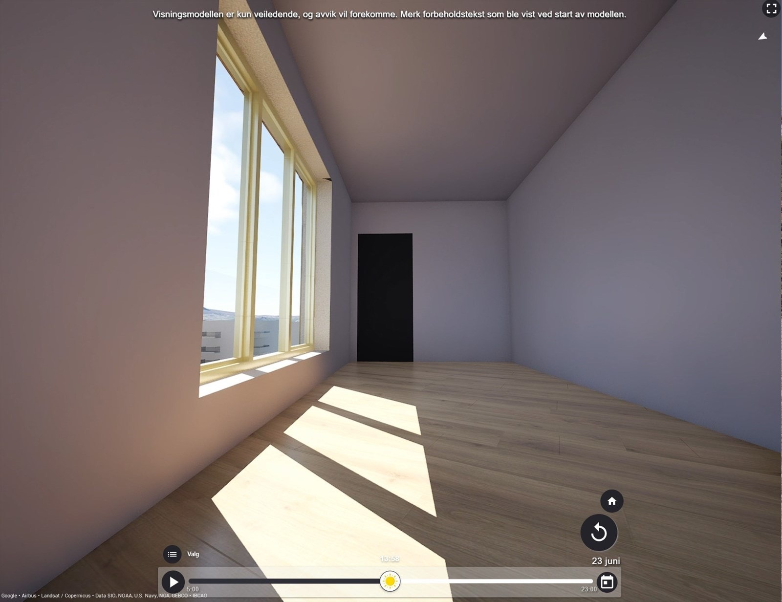 Soverom 2 på ca. hele 12,5 kvm. Gjester, barn, klær, hobby eller jobb. Galleribilde