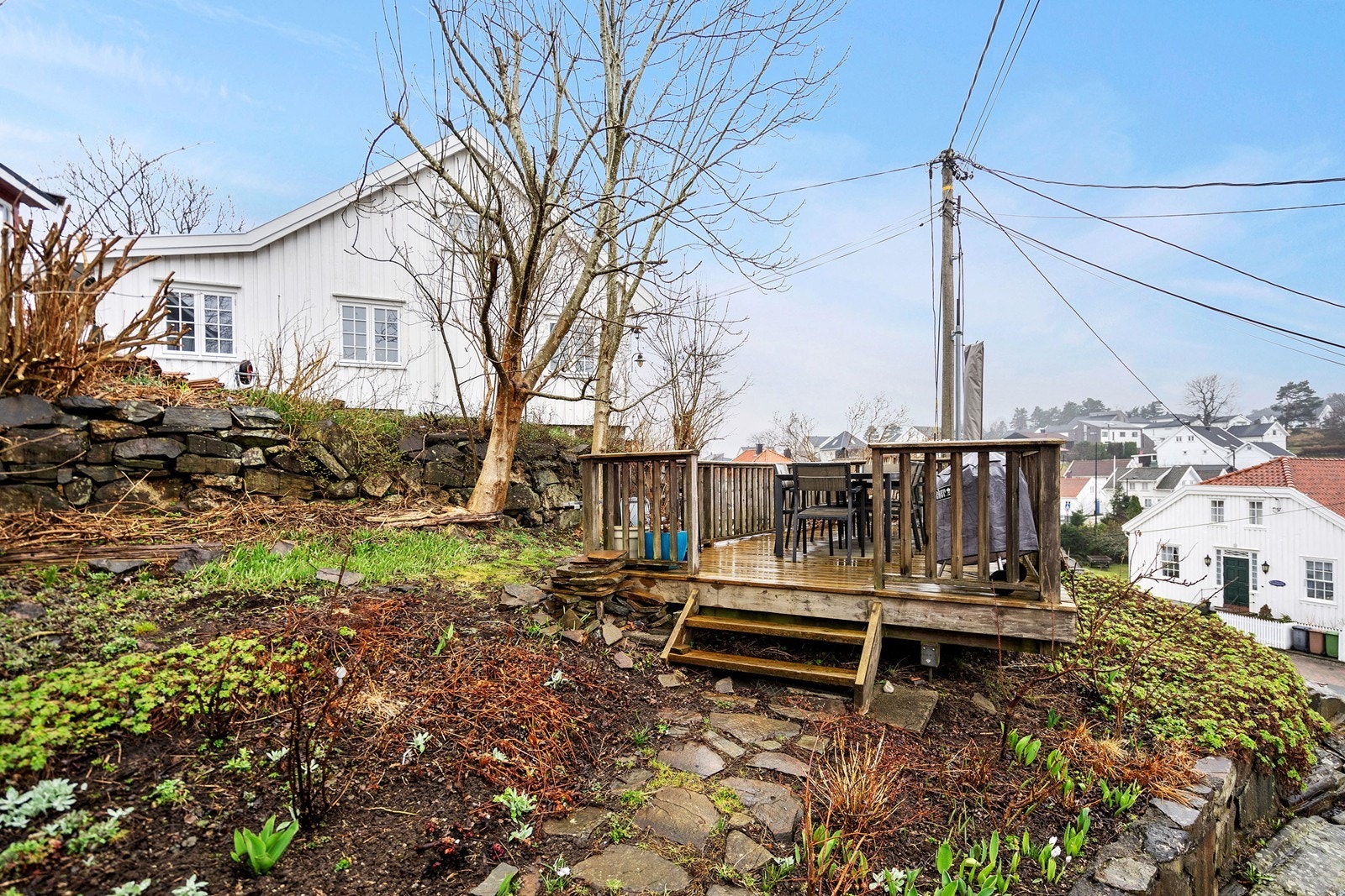 Fellesareal er pent beplantet. Galleribilde