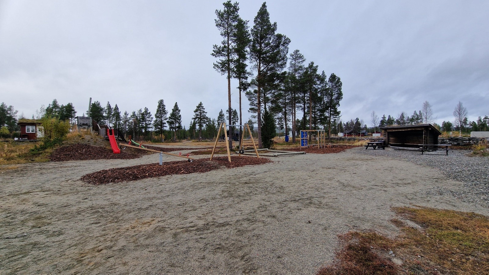 Ny lekeplass ved skianlegget. Galleribilde