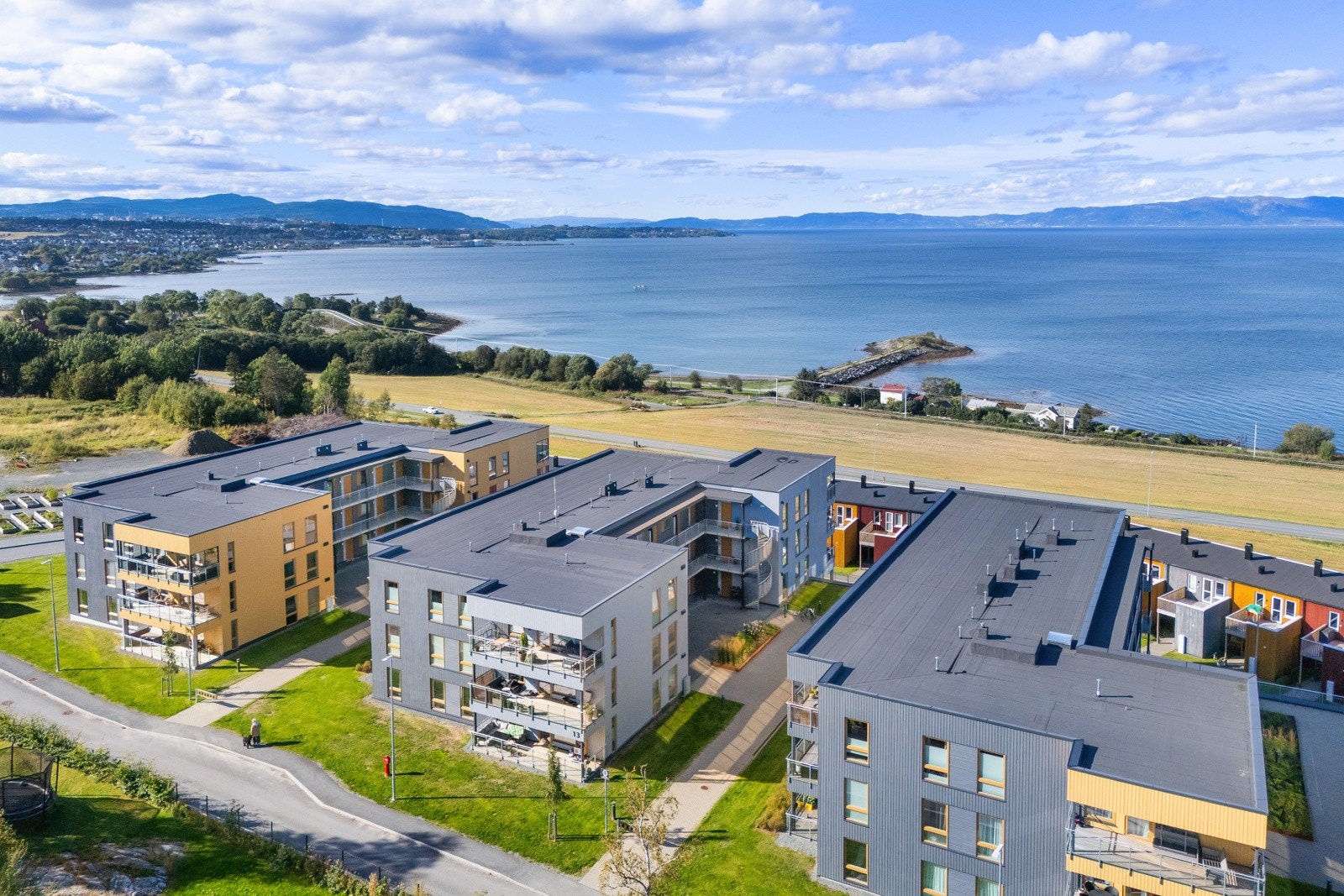 Nytt pent området med kort avstad til Trondheim sentrum. Galleribilde