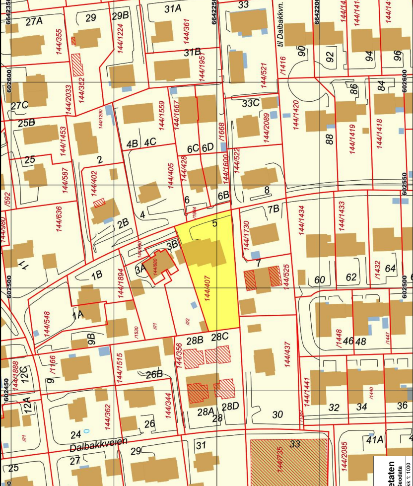 Arealkart. Galleribilde