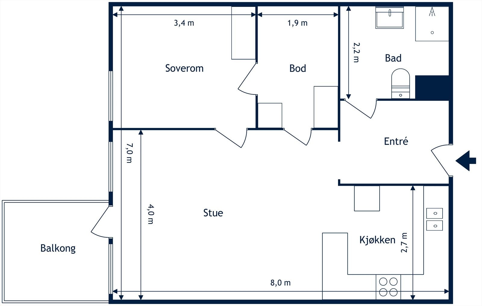 Plantegning Galleribilde