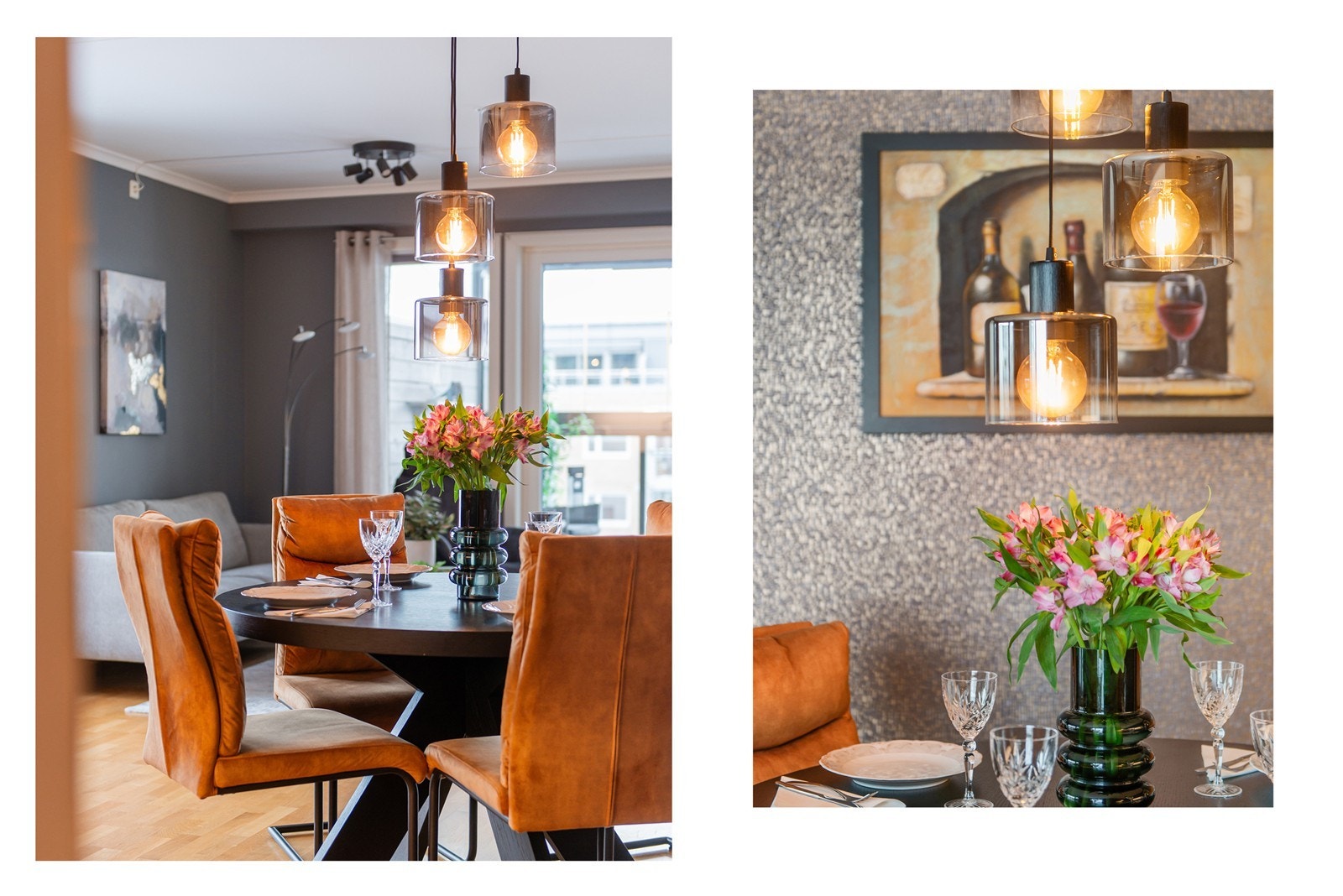 Du har også plass til en spisestue, en perfekt plass å samles etter lange dager. Galleribilde