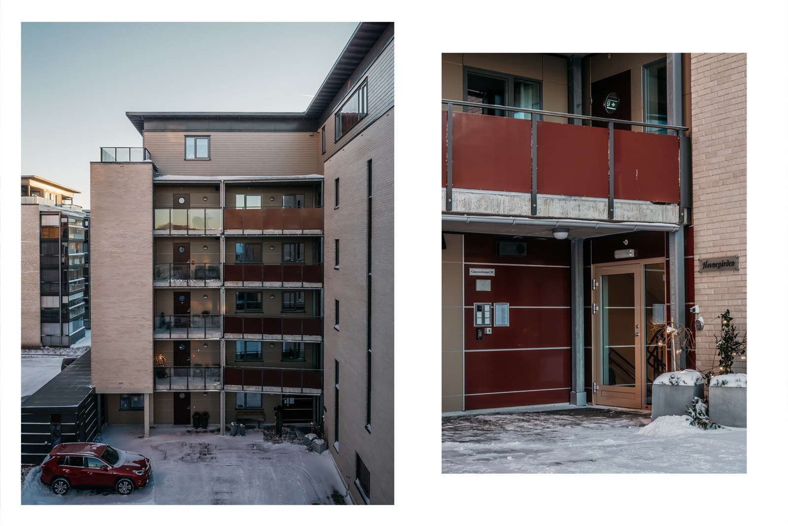 Felles inngang. Galleribilde