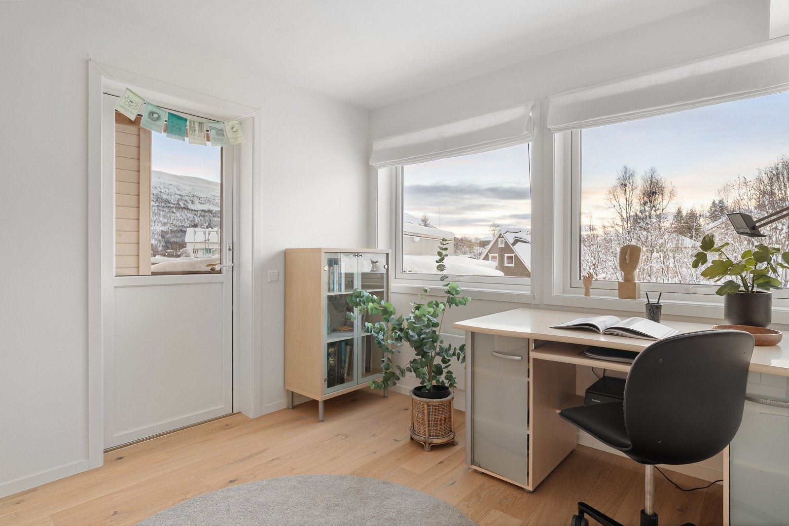 Utgang til terrasse.