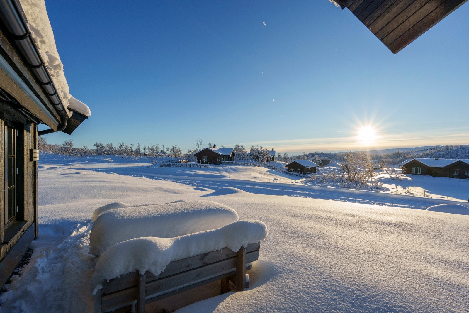 Fantastiske solforhold Galleribilde