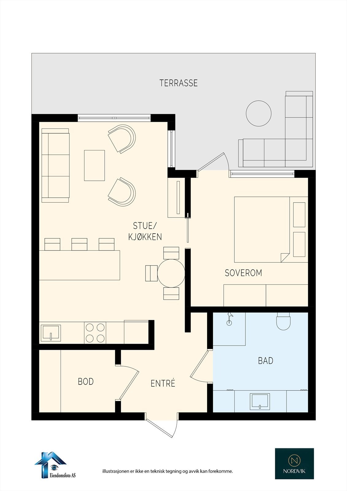 Presentasjon av leiligheten Galleribilde
