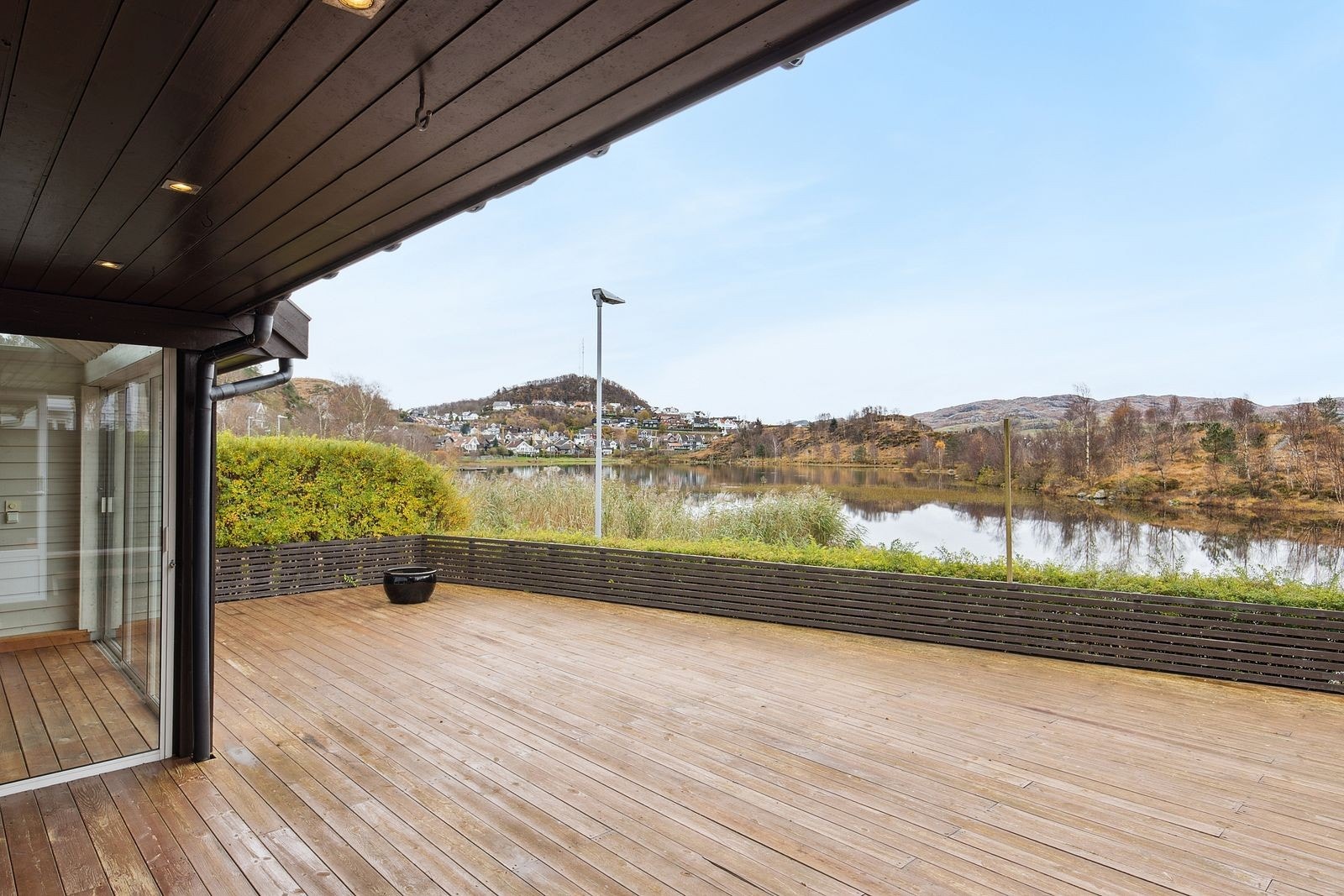 Stort terrassedekke Galleribilde