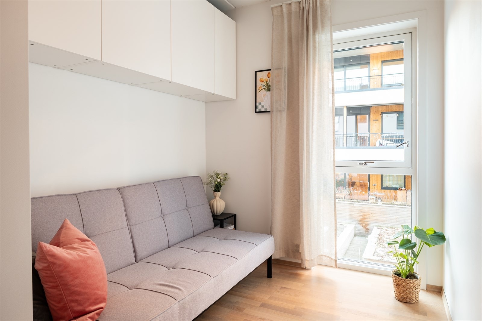 Leilighetens andre soverom er på 7,5m². Galleribilde