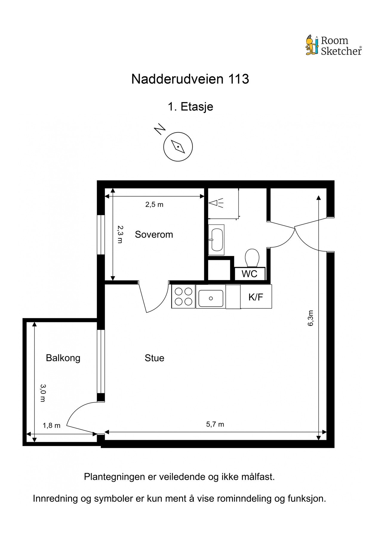 Plantegning Galleribilde