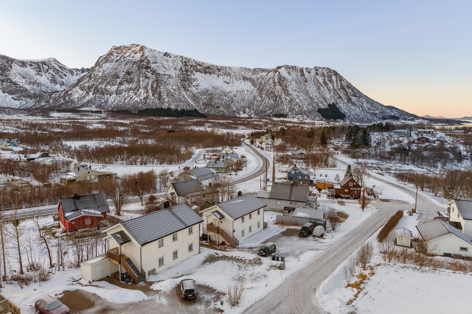 Eiendommen sett ovenfra. Galleribilde
