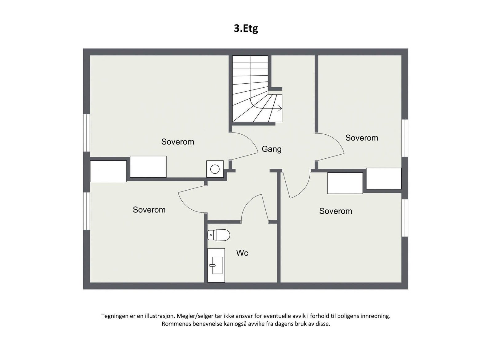 Plantegning 2D - 2.etg Galleribilde