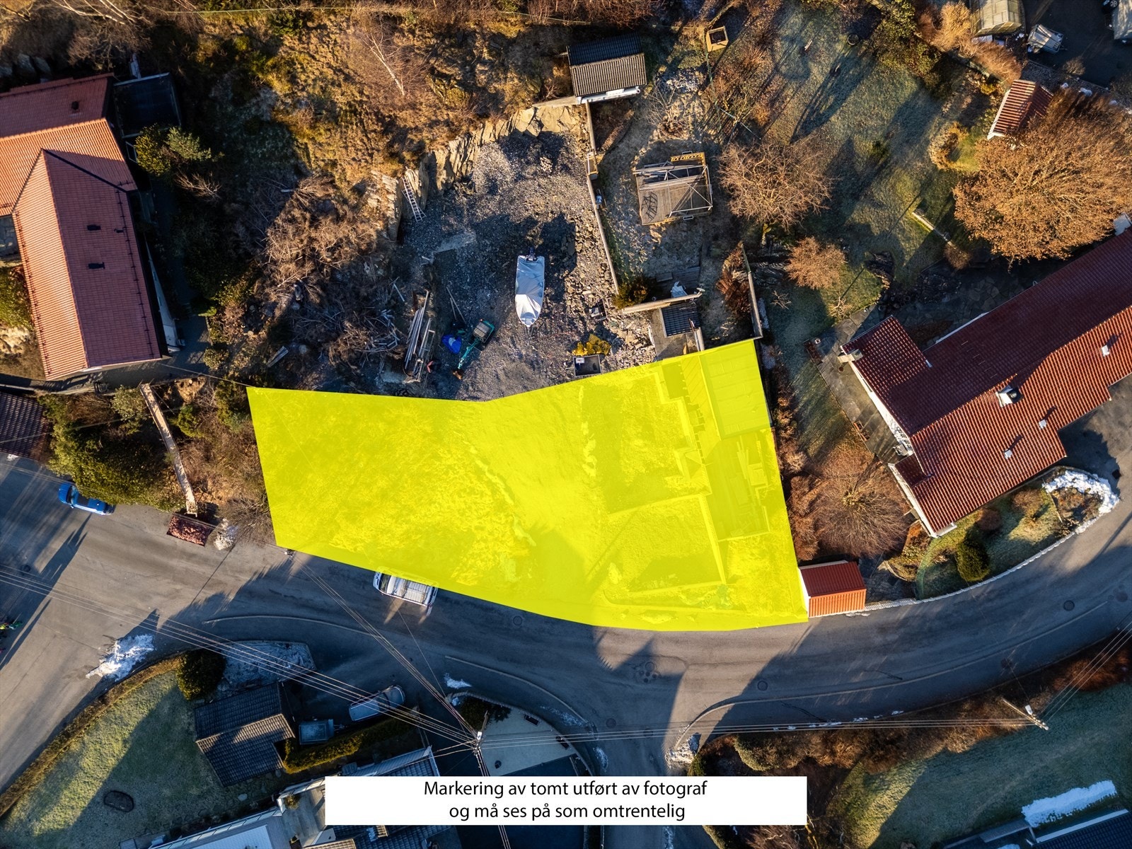 - Solrik tomt på 613m² i et ettertraktet og sentralt boligområde - Galleribilde