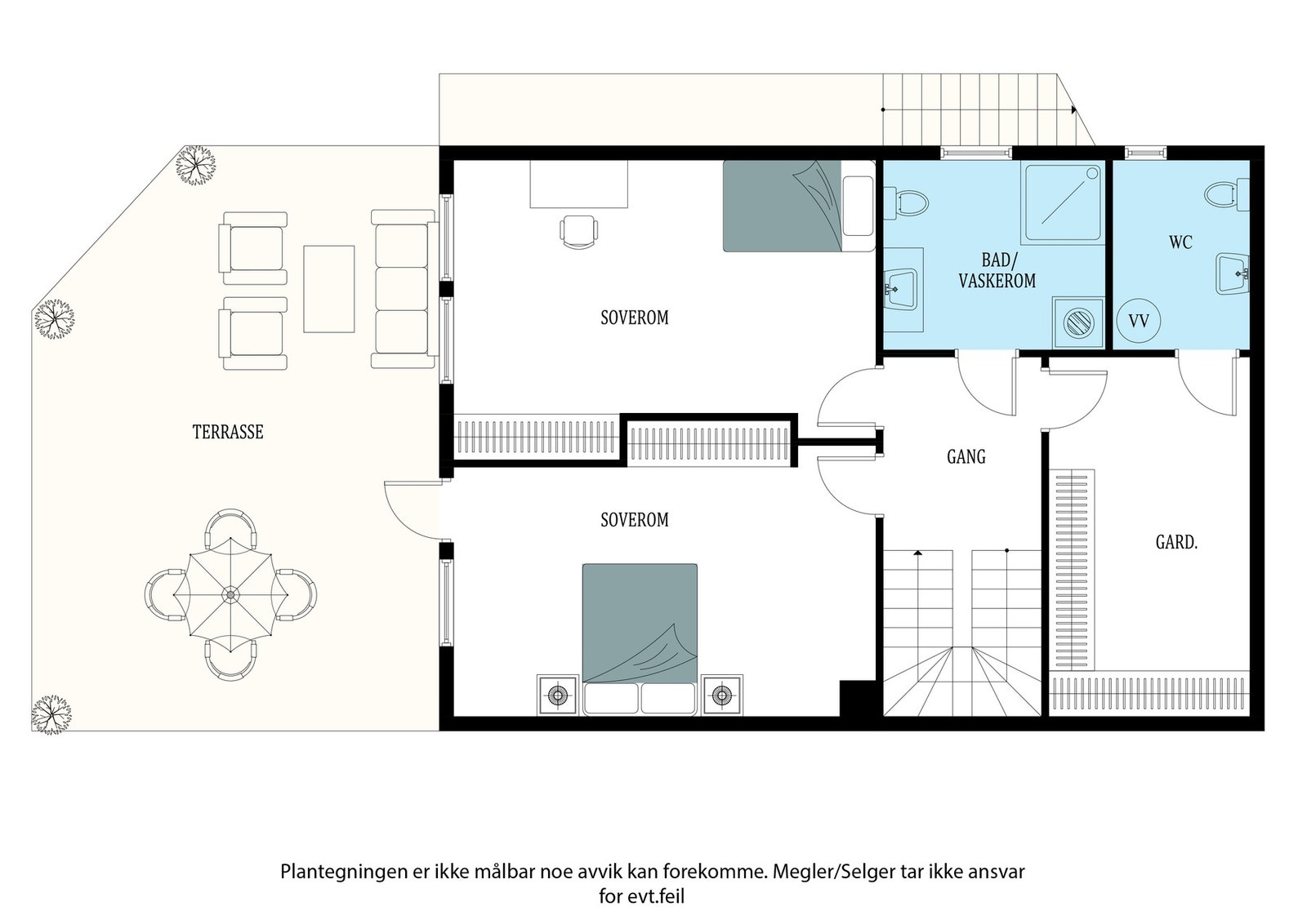 Plantegning underetasje Galleribilde