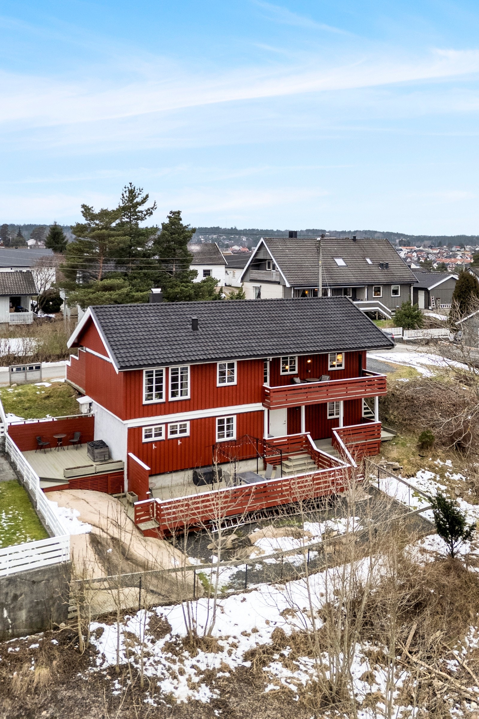 Tomten har gode solforhold Galleribilde