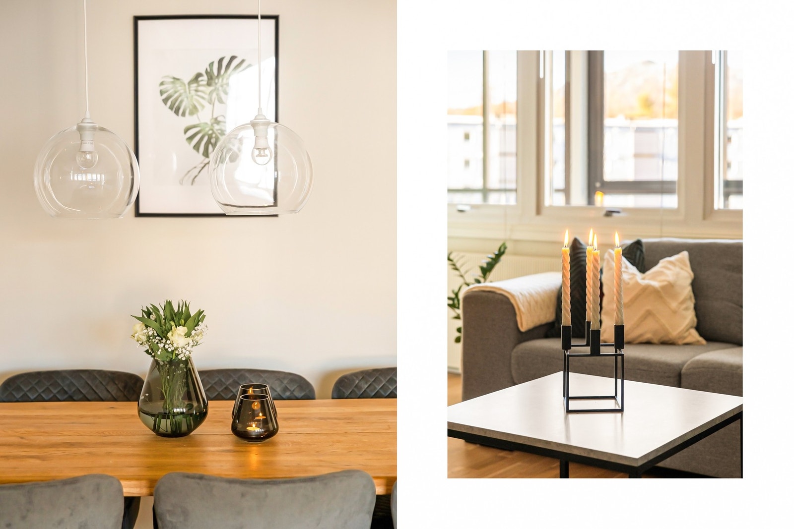 Stuen kan enkelt innredes med både sofa- og spisegruppe Galleribilde