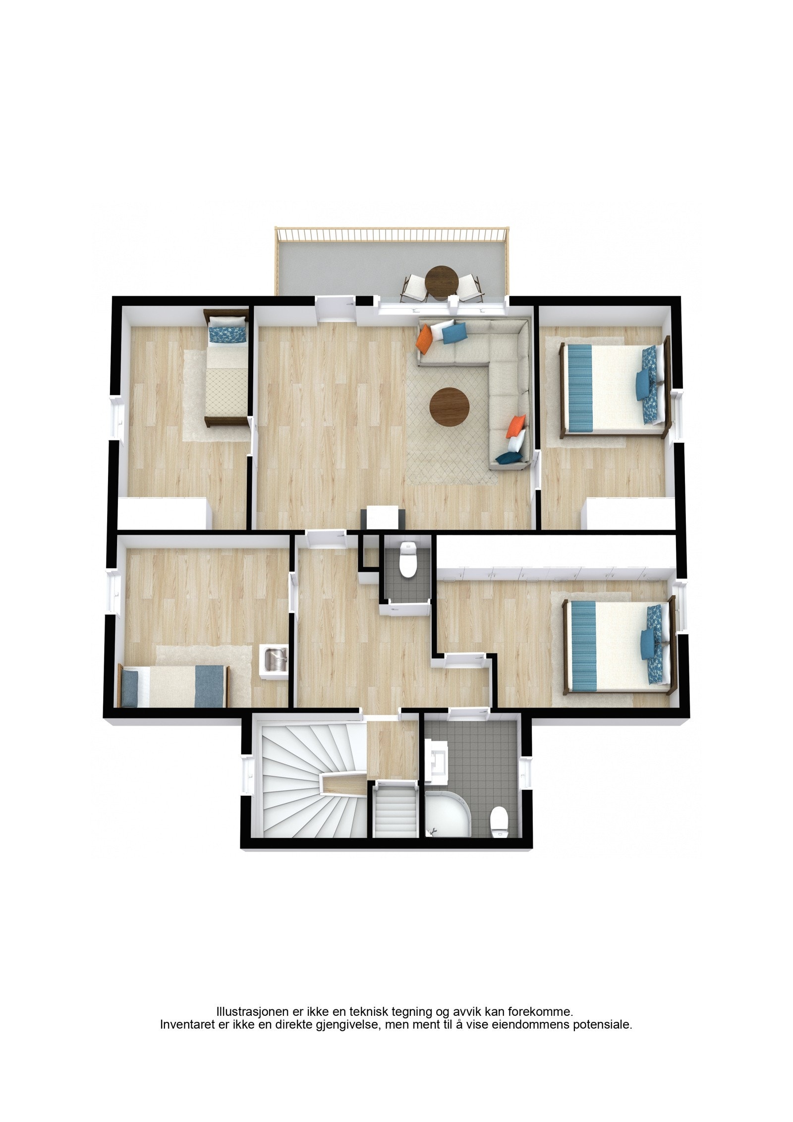 Plantegning 2. etasje. Galleribilde