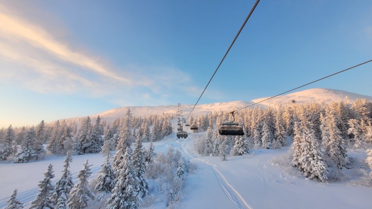 Kort kjørevei til Trysilfjellet - Norges største alpinanlegg. Galleribilde