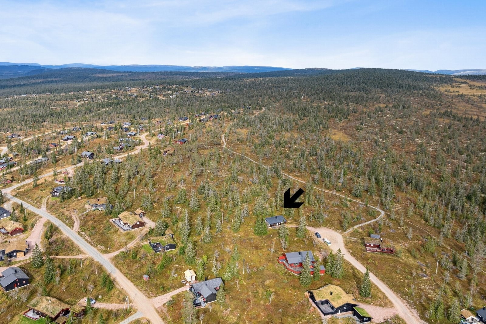 Her er det kort radius til alt som området kan by på av ski, tur, fiske, jakt, sanking av bær og sopp osv. Galleribilde