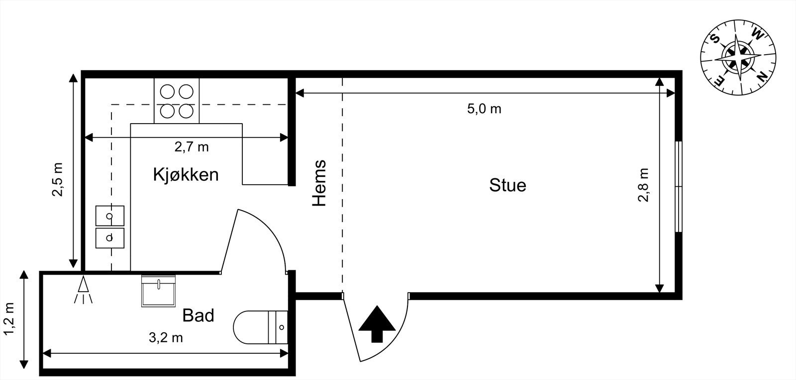 Plantegning. Galleribilde