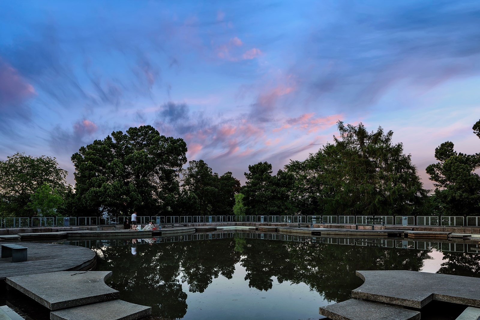 Vannspeilet på toppen av Kampen park. Galleribilde